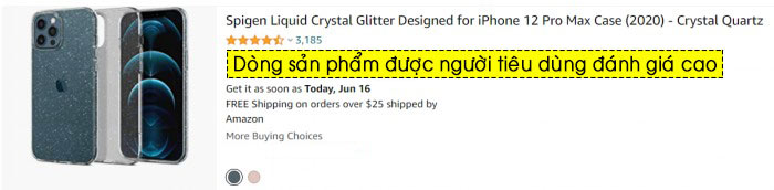 Ốp lưng iPhone 12 Pro Max Spigen Liquid Crystal Glitter 12536