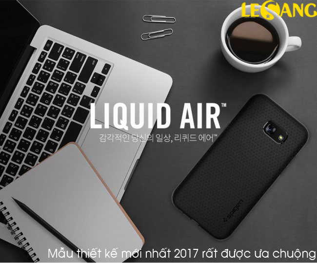 Ốp lưng Galaxy A5 2017 Spigen Liquid Air Armor 3