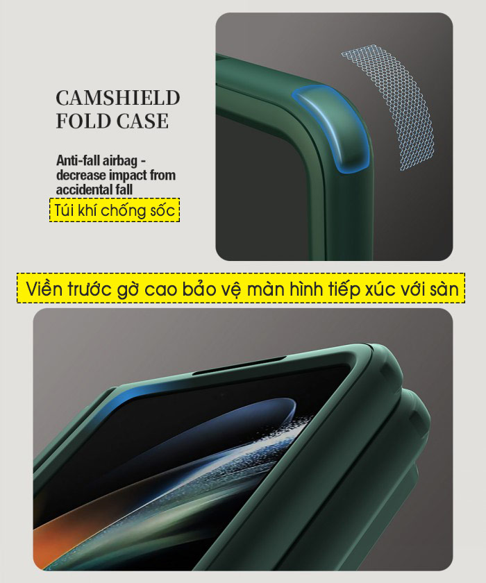 Ốp lưng Samsung Z Fold 5 Nillkin Camshield Fold 4