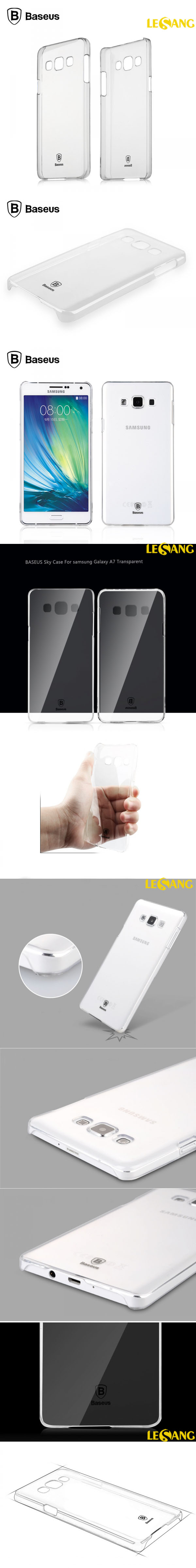 Ốp lưng Galaxy A7 Baseus trong suốt (Máy Quốc Tế) 333