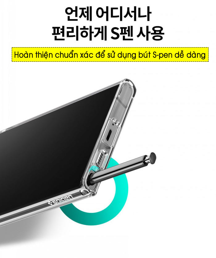 Ốp lưng Samsung Galaxy S22 Ultra Spigen Ultra Hybrid S 4