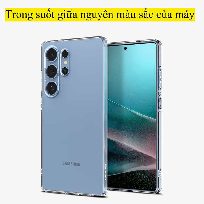 Ốp lưng Galaxy S25 Ultra Spigen Liquid Crystal 1