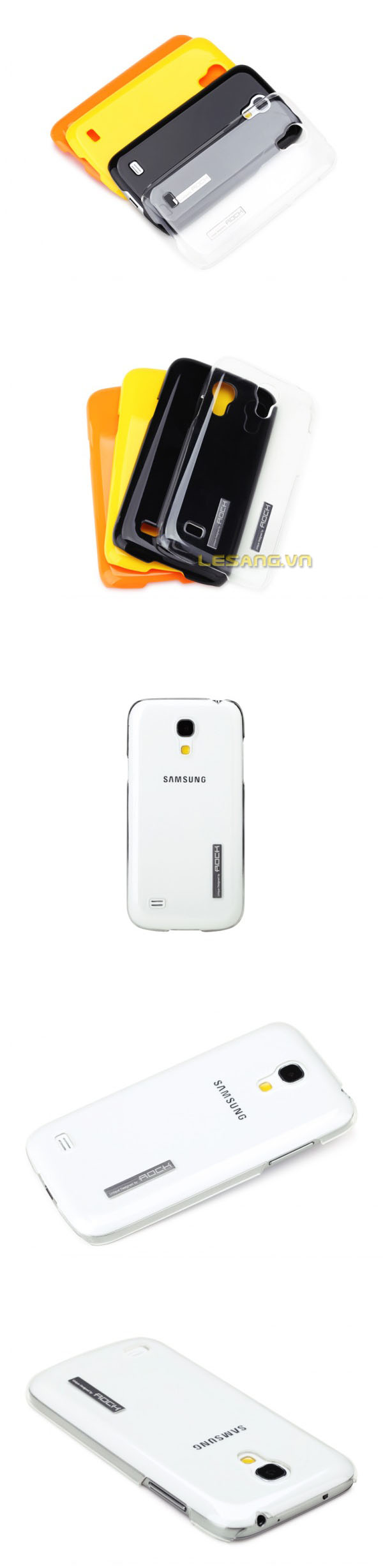 Ốp lưng S4 Mini Rock trong suốt 1