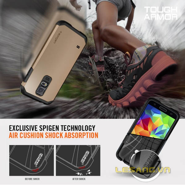 Ốp lưng Samsung Galaxy S5 SGP Touch Armor 12