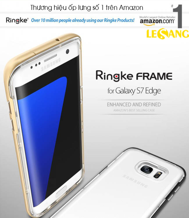Ốp lưng Galaxy S7 Edge Ringke Frame Bumper (USA) 1