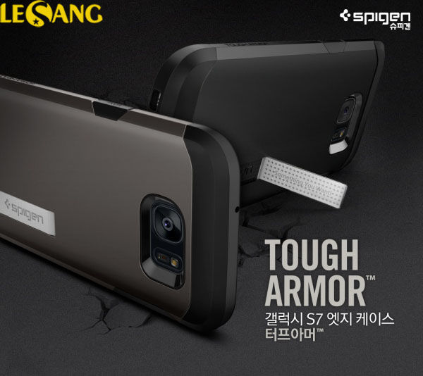 Ốp lưng Galaxy S7 Edge Spigen Tough Armor chống sốc 1