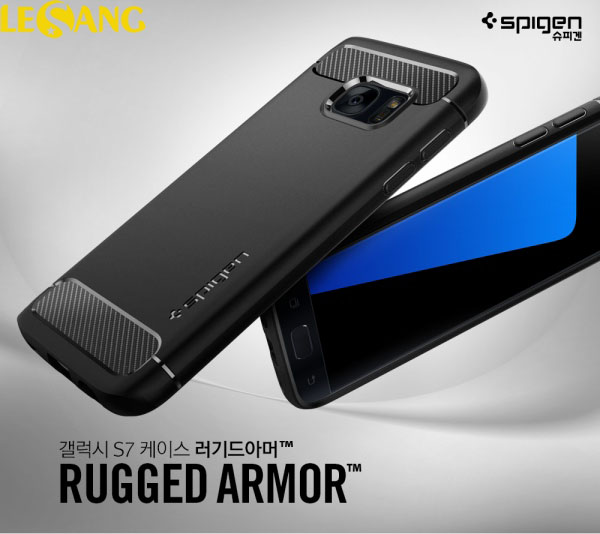 Ốp lưng Galaxy S7 Spigen (SGP) Rugged Armor nhựa mềm 1