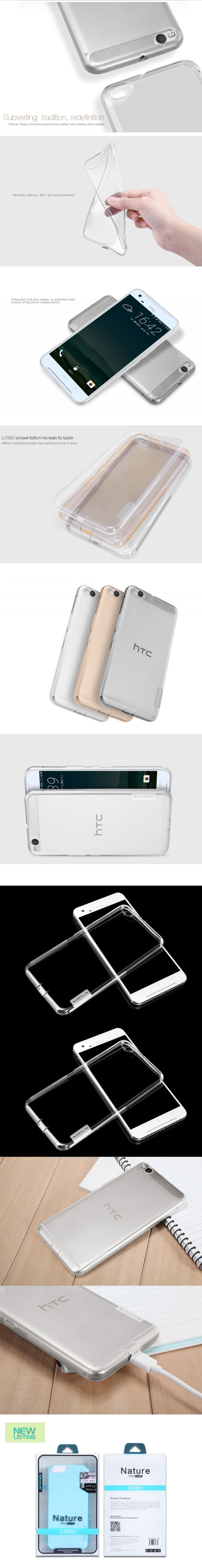 Ốp lưng HTC One X9 Nillkin TPU nhựa dẻo trong suốt 3