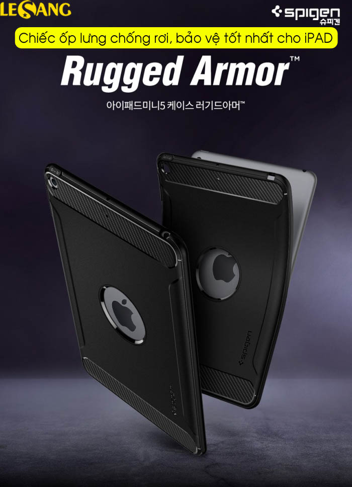 Ốp lưng iPad Mini 5 2019 Spigen Rugged Armor 4