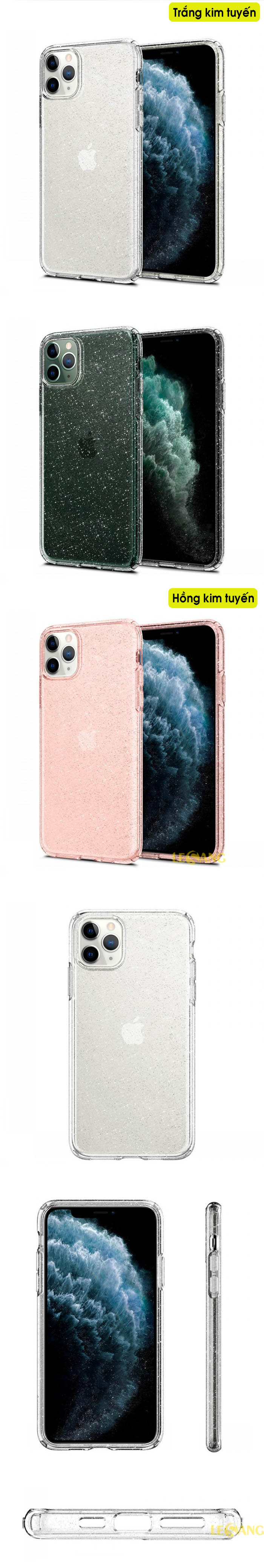 Ốp lưng iPhone 11 Pro Max Spigen Liquid Crystal Glitter 57