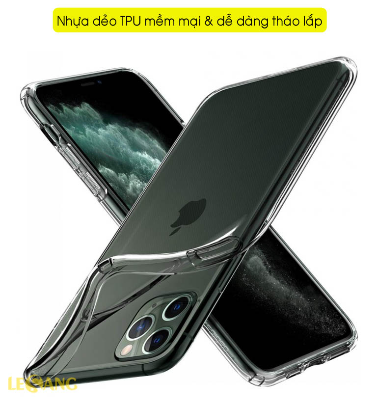 Ốp lưng iPhone 11 Pro Max Spigen Liquid Crystal 3