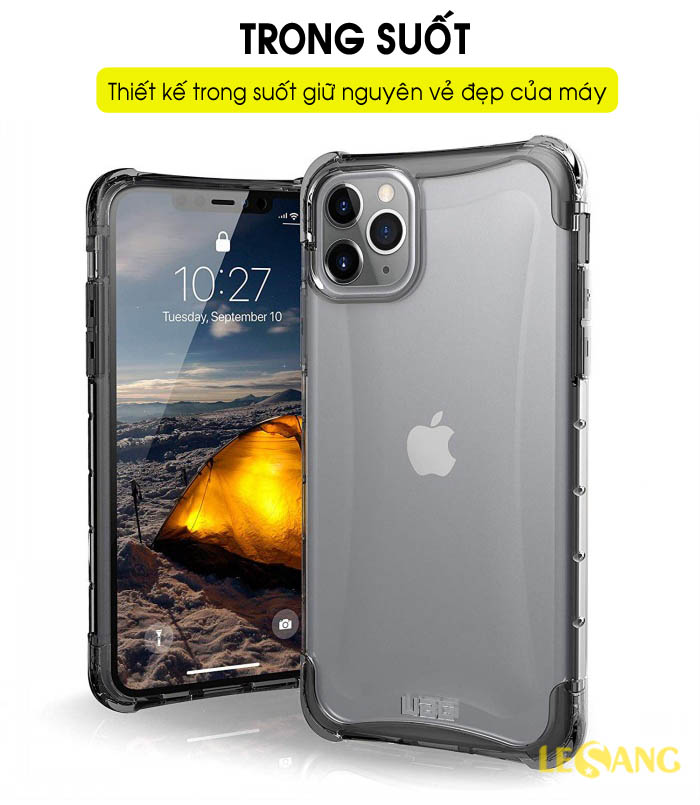 Ốp lưng iPhone 11 Pro UAG Plyo trong suốt 1