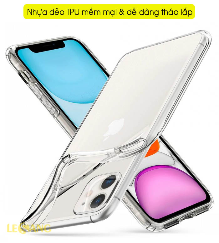 Ốp lưng iPhone 11 Spigen Liquid Crystal 2