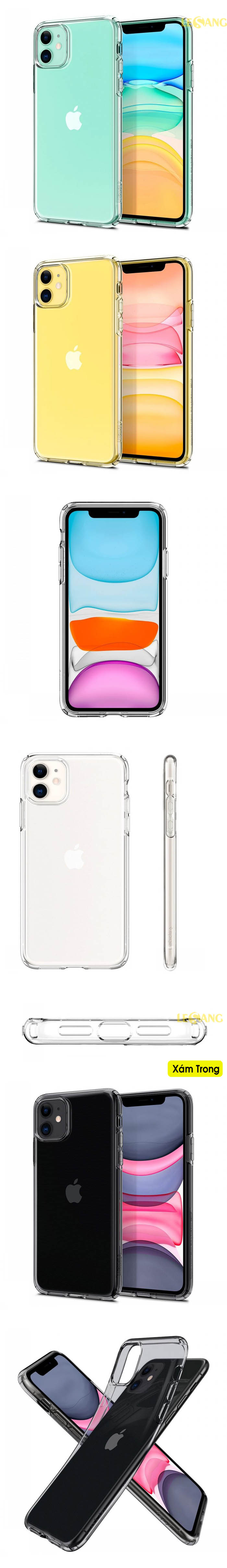 Ốp lưng iPhone 11 Spigen Liquid Crystal 35