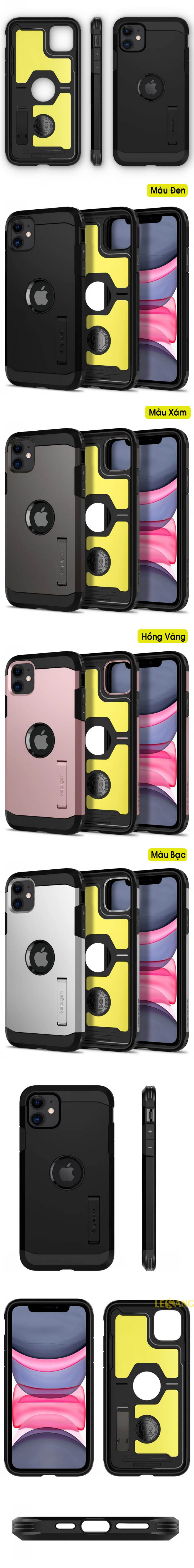 Ốp lưng iPhone 11 Spigen Tough Armor XP 3 lớp 32