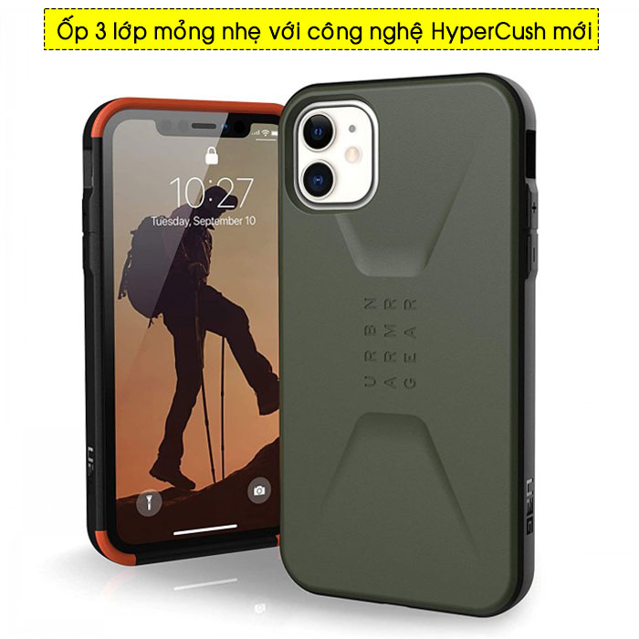 Ốp lưng iPhone 11 UAG Civilian 1