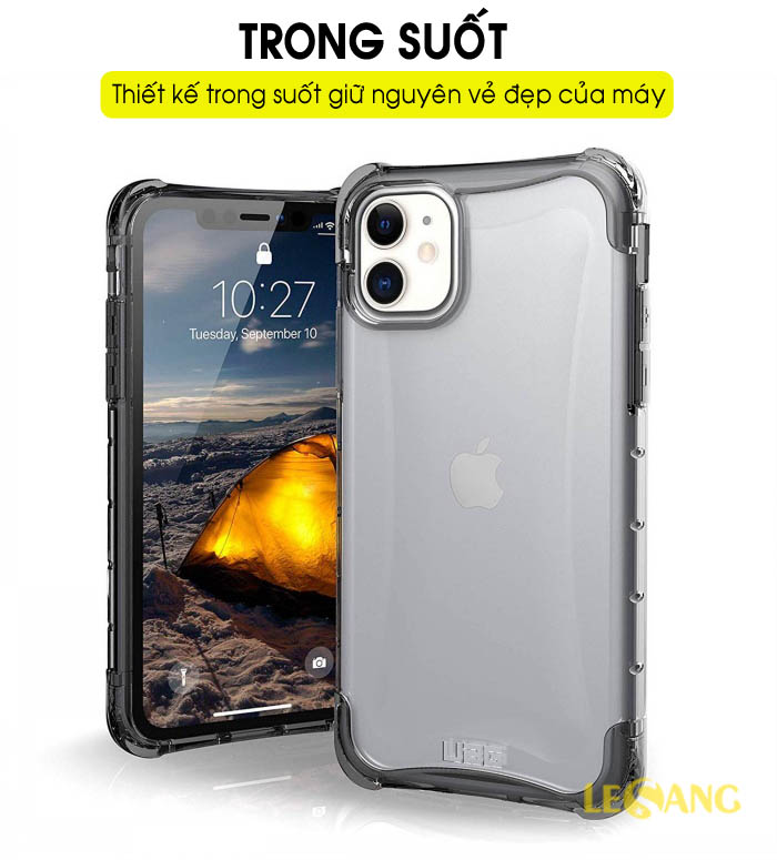 Ốp lưng iPhone 11 UAG Plyo trong suốt 1