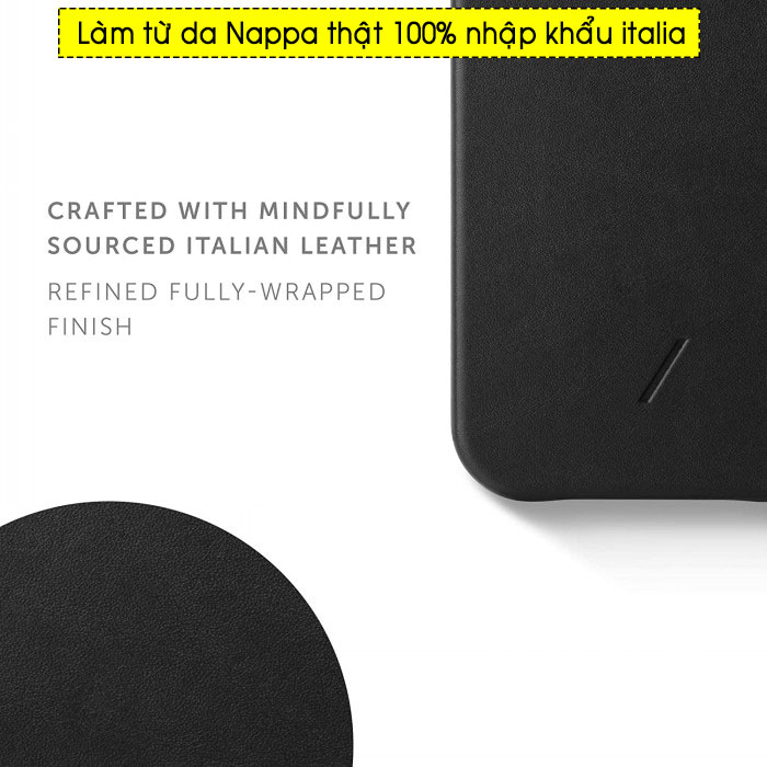 Ốp lưng iPhone 12 Pro Max Native Union Clic Classic da Nappa thật 2