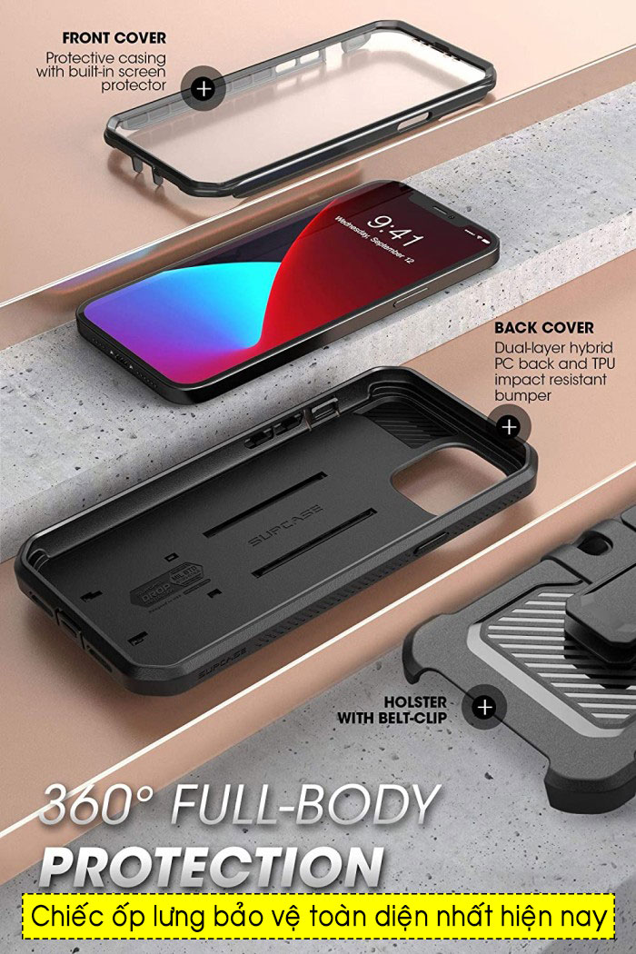 Ốp lưng iPhone 12 Pro Max Supcase Unicorn Beetle Pro Rugged Case 1