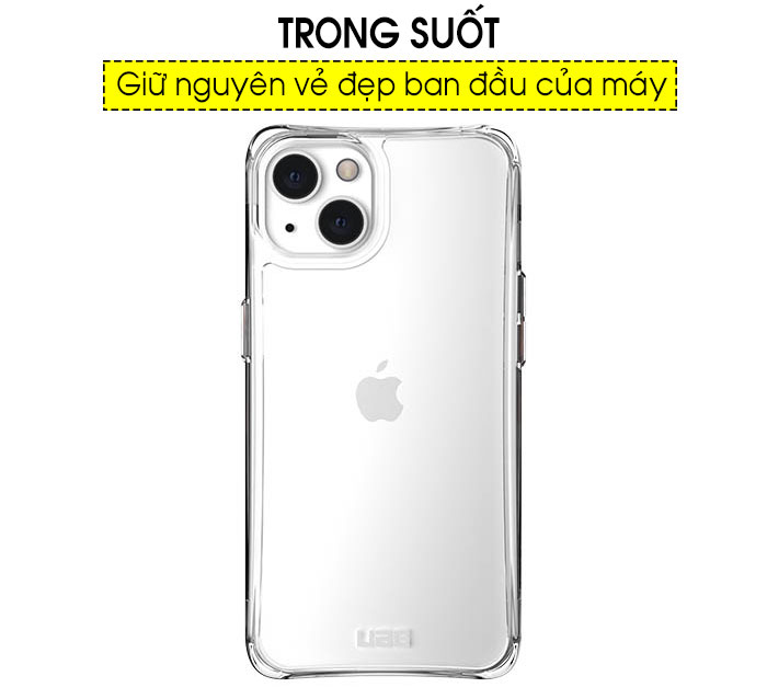 Ốp lưng iPhone 13 UAG Plyo trong suốt 1