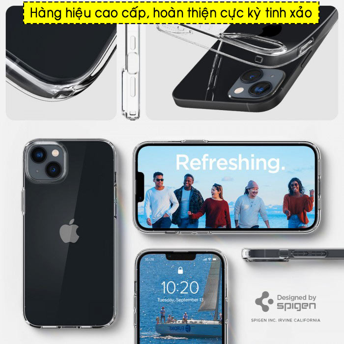 Ốp lưng iPhone 14 Plus Spigen Liquid Crystal 5