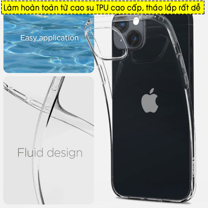 Ốp lưng iPhone 14 Plus Spigen Liquid Crystal 3