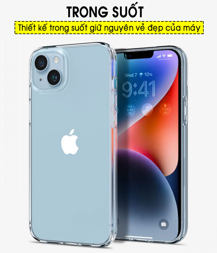 Ốp lưng iPhone 14 Plus Spigen Liquid Crystal 1