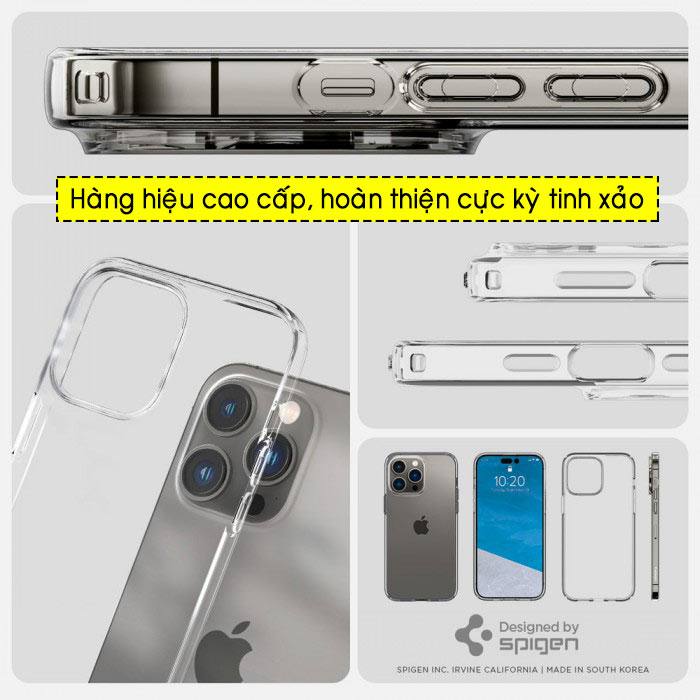 Ốp lưng iPhone 14 Pro Max Spigen Liquid Crystal 6