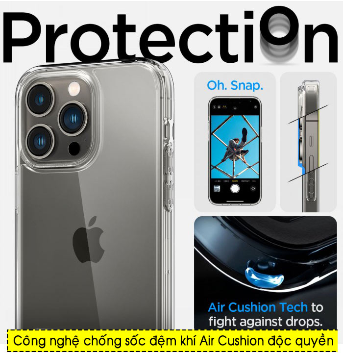 Ốp lưng iPhone 14 Pro Max Spigen Ultra Hybrid S - Có chân chống 5