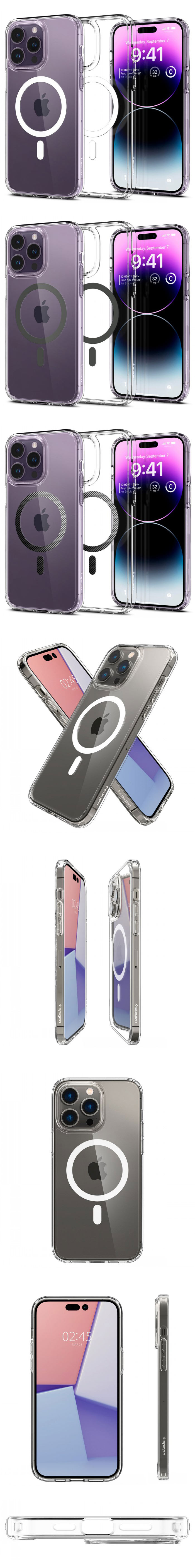 Ốp lưng iPhone 14 Pro Max Spigen Ultra Hybrid Magfit 8