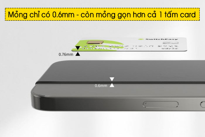 Ốp lưng iPhone 14 Pro Max Switcheasy Ultra Slim siêu mỏng 2