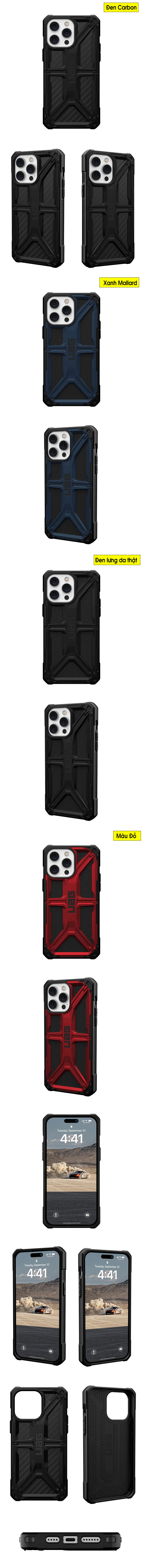 Ốp lưng iPhone 14 Pro Max UAG Monarch 5 lớp chống sốc 1