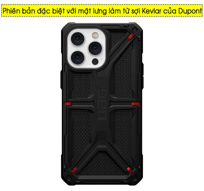 Ốp lưng iPhone 14 Pro Max UAG Monarch Kevlar Black 5 lớp 1