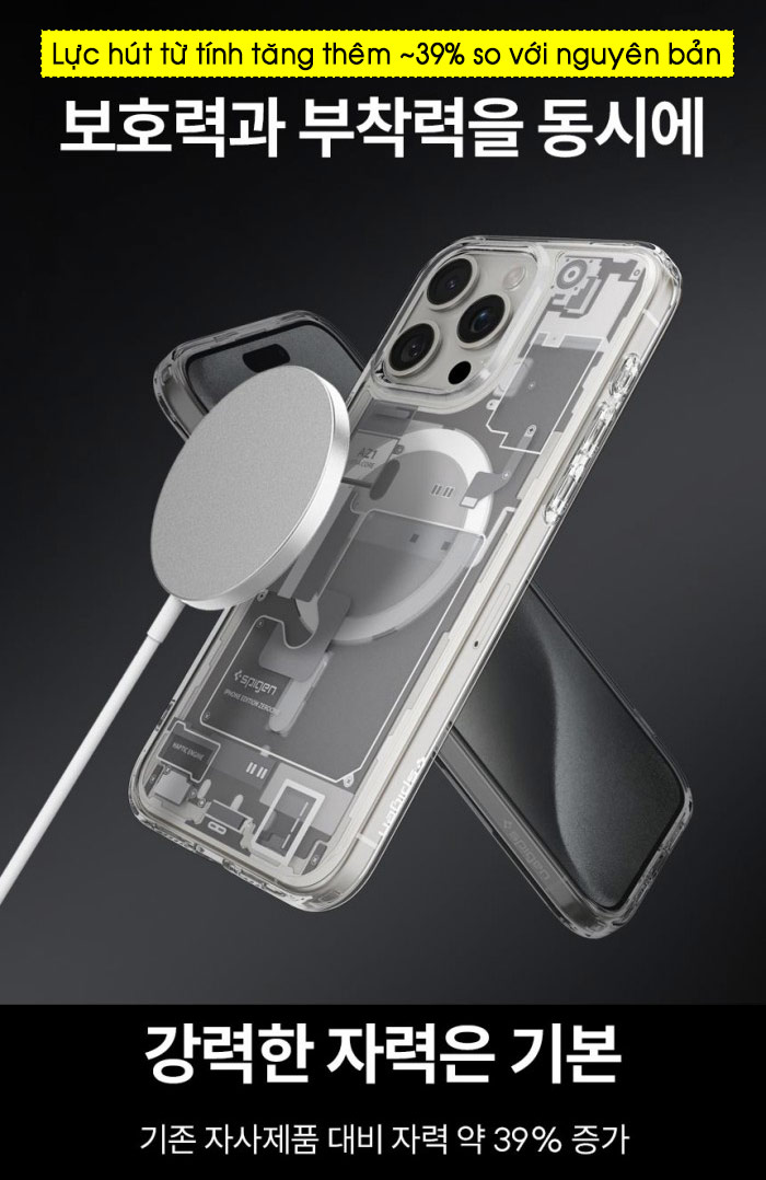 Ốp lưng iPhone 15 Pro Max Spigen Ultra Hybrid Zero One 3