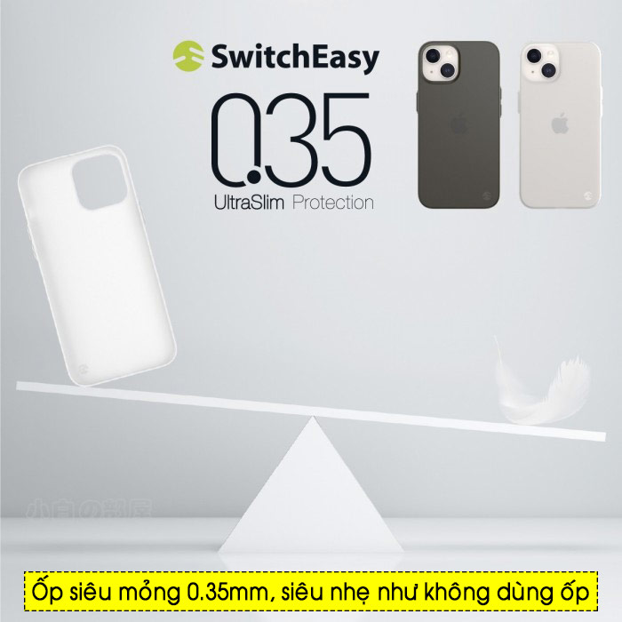 Ốp lưng iPhone 15 Pro Max Switcheasy Ultra Slim siêu mỏng 0.35mm 2