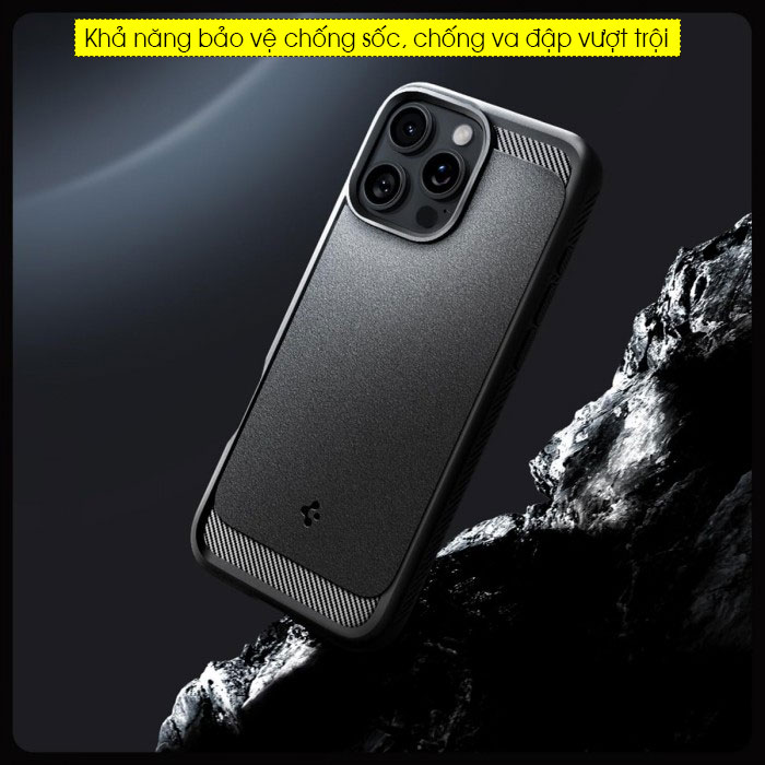 Ốp lưng iPhone 16 Pro Max Spigen Rugged Armor Magfit 1