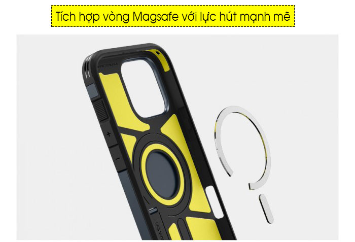 Ốp lưng iPhone 16 Pro Max Spigen Tough Armor Magfit 2