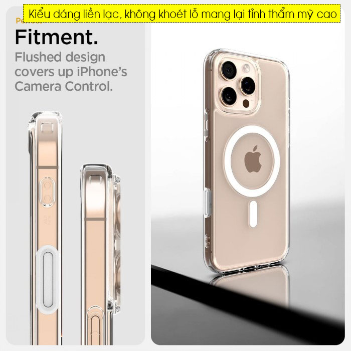 Ốp lưng iPhone 16 Pro Max Spigen Ultra Hybrid T (Magfit + Camera Control) 5