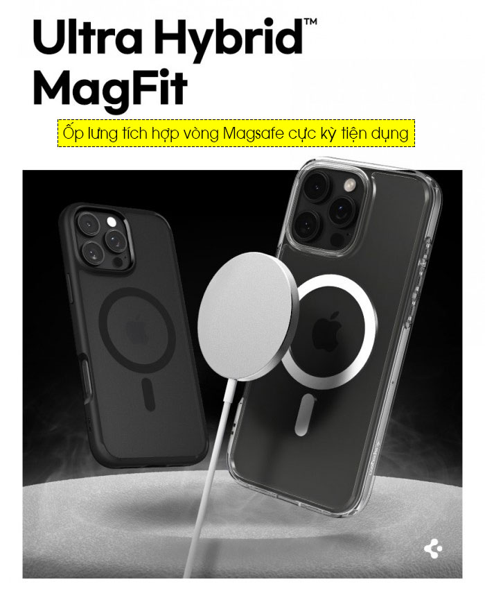 Ốp lưng iPhone 16 Pro Max Spigen Ultra Hybrid Magfit 1