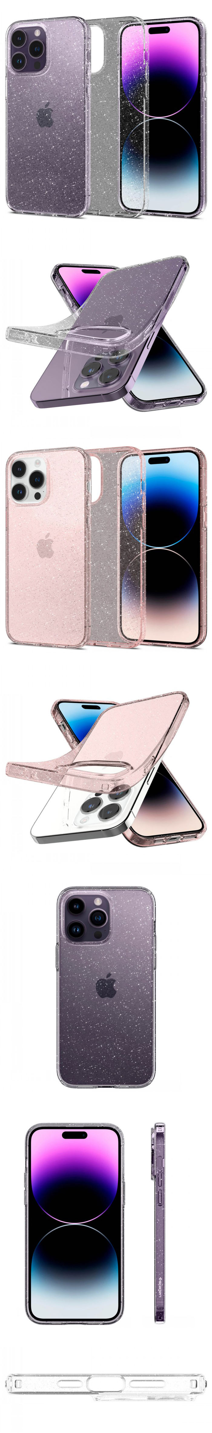 Ốp lưng iPhone 14 Pro Spigen Liquid Crystal Glitter 7
