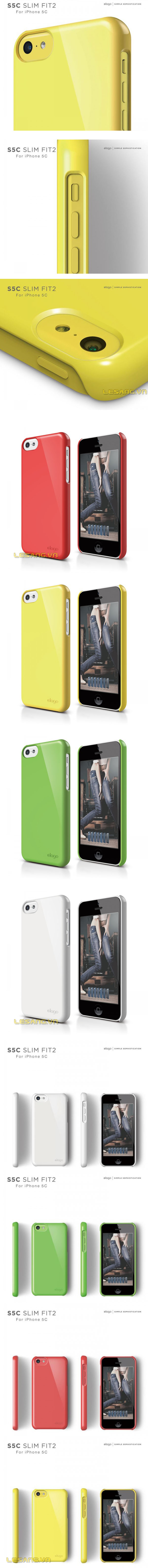 Ốp lưng Iphone 5C Elago Fit 2 23