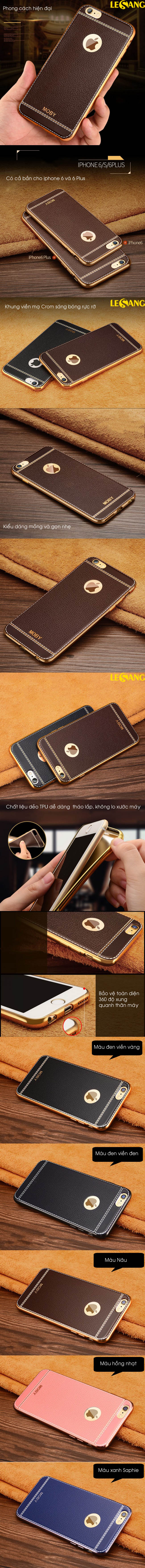 Ốp lưng iphone 6/6S Moby Leather Case 33