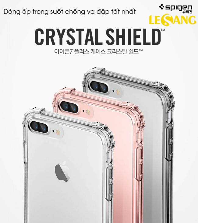 Ốp lưng iPhone 8 Plus / 7 Plus Spigen Crytal Shell 1