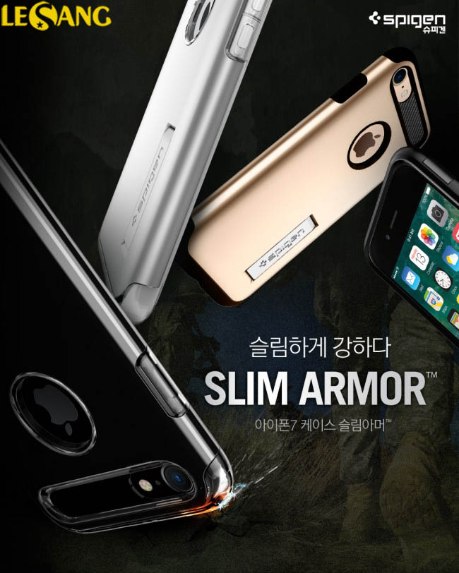 Ốp lưng iphone 7 Spigen Slim Armor 1