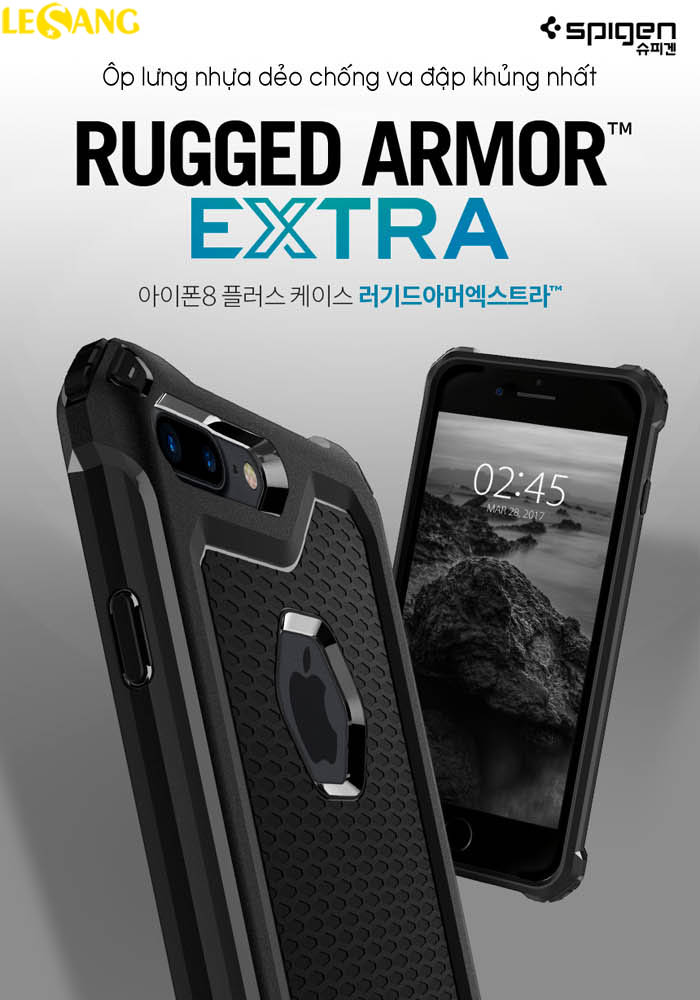 Ốp lưng iPhone 8 Plus / 7 Plus Spigen Rugged Armor Extra 1