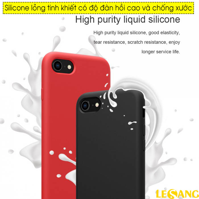 Ốp lưng iPhone SE2/iPhone 8/7 Nillkin Flex Pure Silicone Case 4