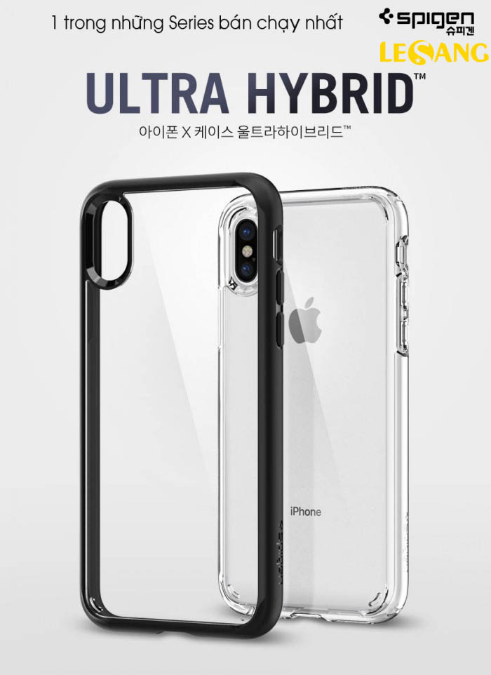 Ốp lưng iPhone 10 / iPhone X Spigen Ultra Hybrid 2