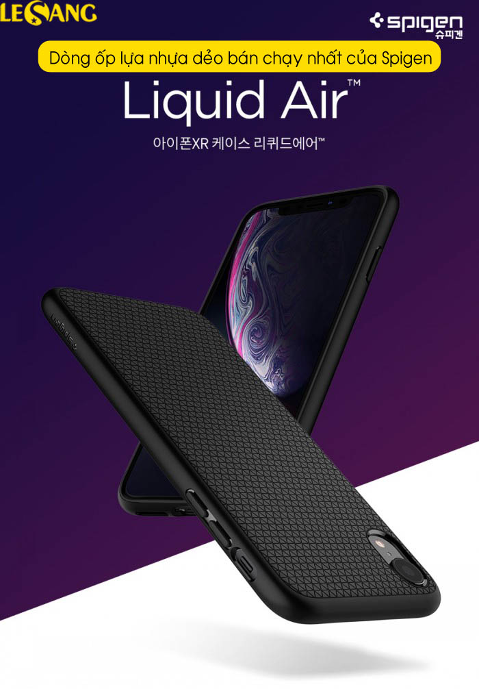 Ốp lưng iPhone XR Spigen Liquid Air Armor 1