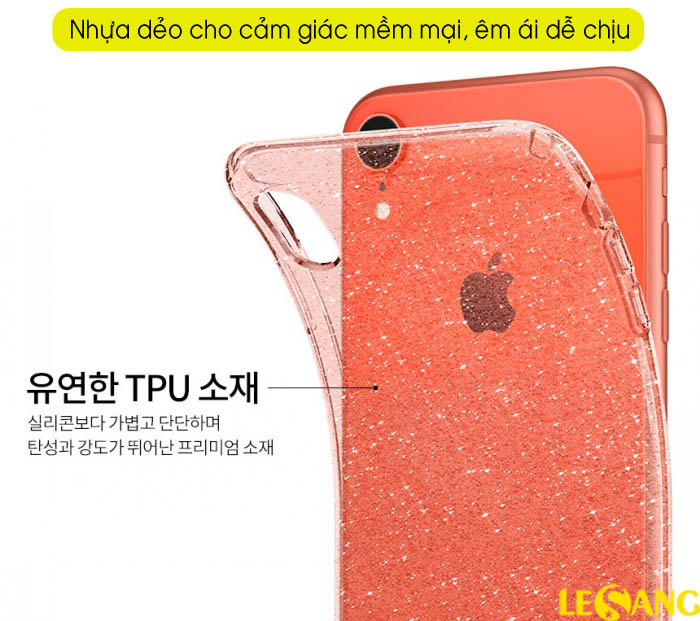Ốp lưng iPhone XR Spigen Liquid Crystal Glitter 3