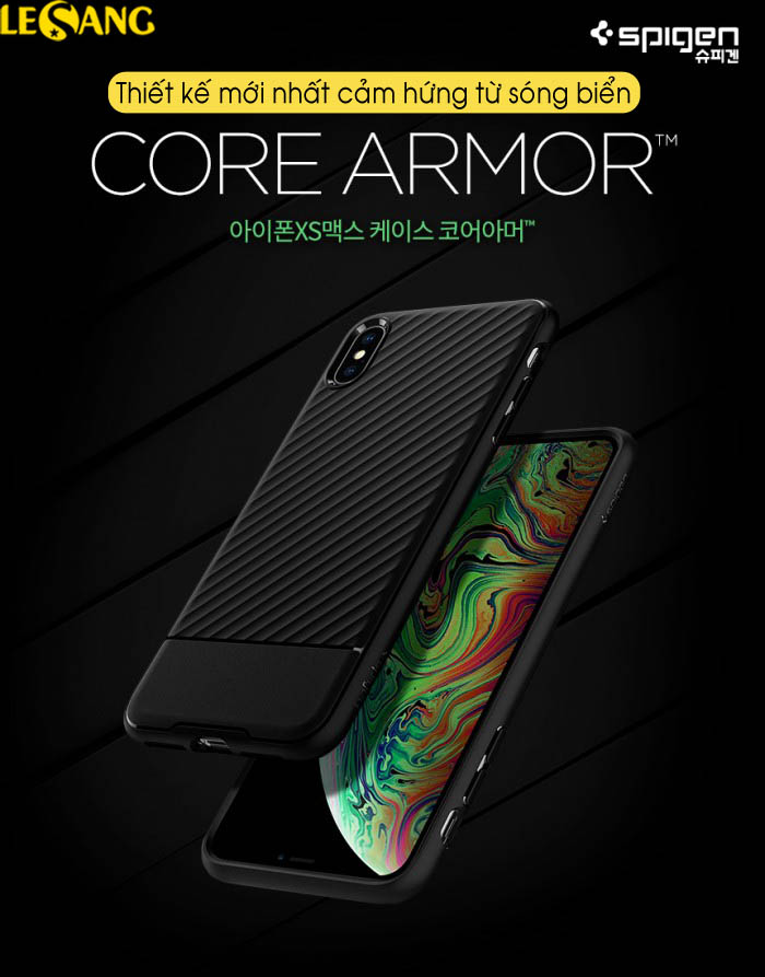 Ốp lưng iPhone XS Max Spigen Core Armor 1